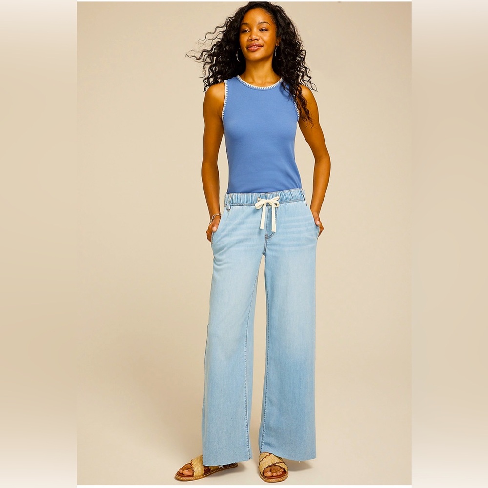 Maurices Light Blue Flare Jeans